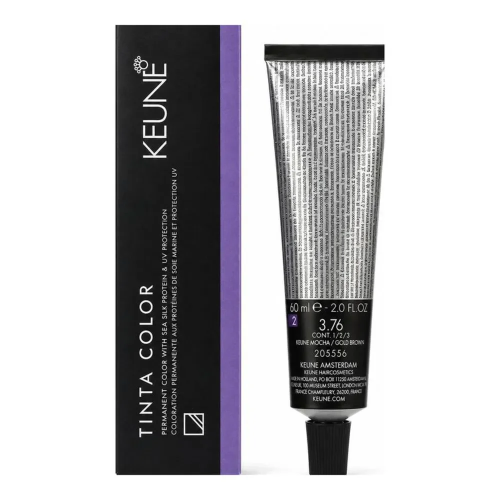 Keune Tinta Color No. 3.76 Dark Violet Red Brown 2 Oz